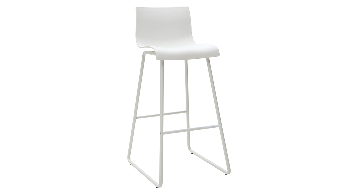 Design-Barhocker Wei 76 cm (2er-Set) ONA