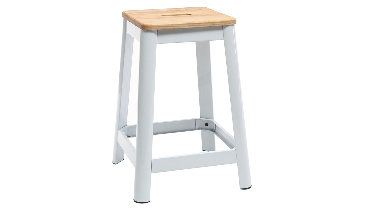 Design-Barhocker Wei H 65 cm NICK