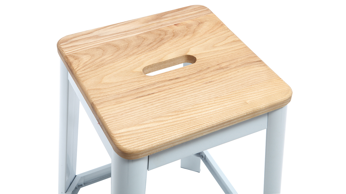 Design-Barhocker Wei H 65 cm NICK