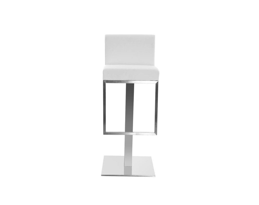 Design Barhocker Weiß OMEGA Miliboo Design-Barhocker Schwarz OMEGA