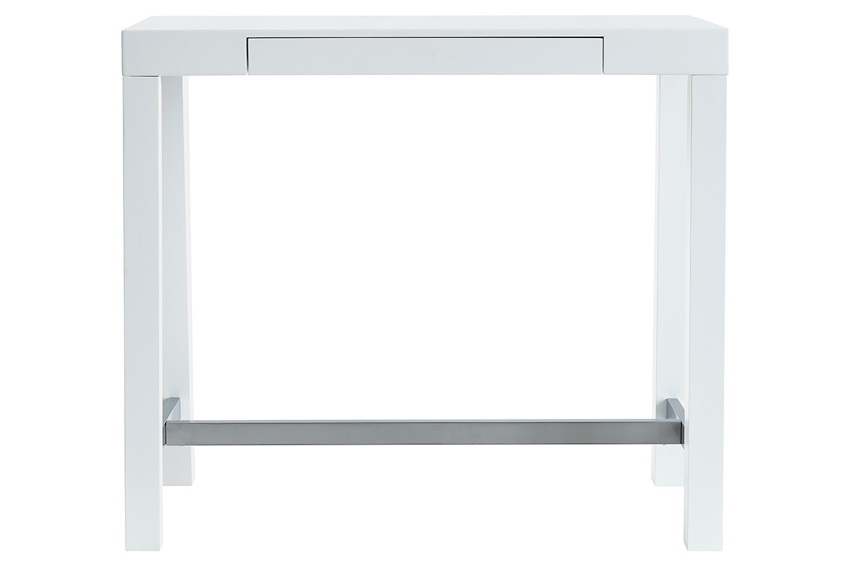 Design-Bartisch lackiert Wei matt ALEX