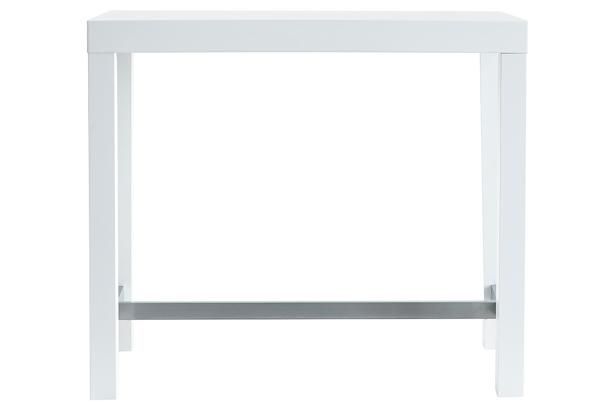 Design-Bartisch lackiert Wei matt ALEX