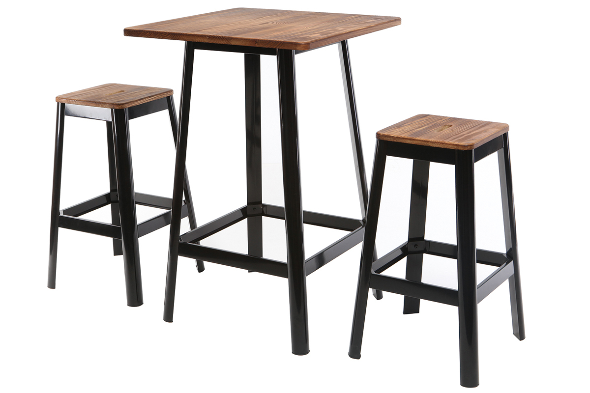 Design-Bartisch Schwarz JONES - Miliboo