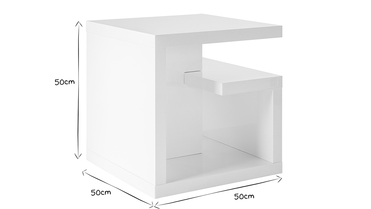 Design-Beistelltisch HALTON Wei