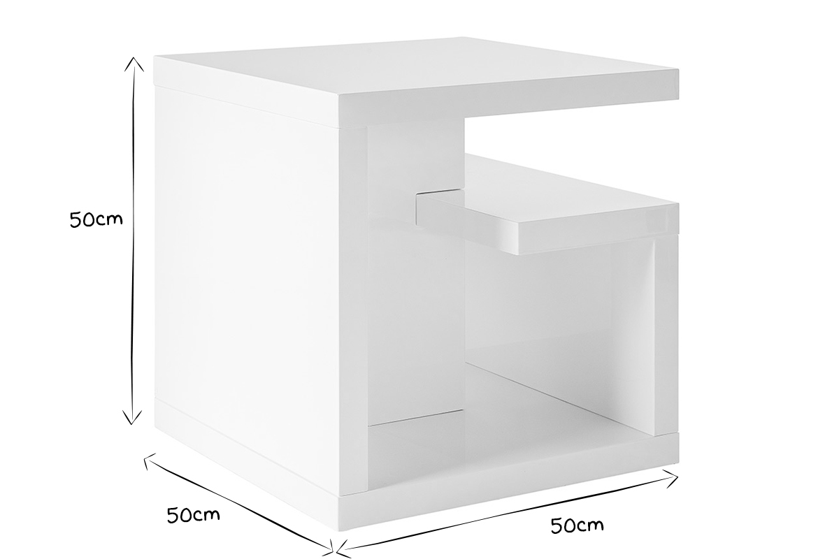 Design-Beistelltisch HALTON Wei