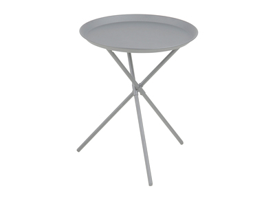 Design-Beistelltisch Metall Grau MIKADO - Design-Beistelltisch Metall Grau MIKADO