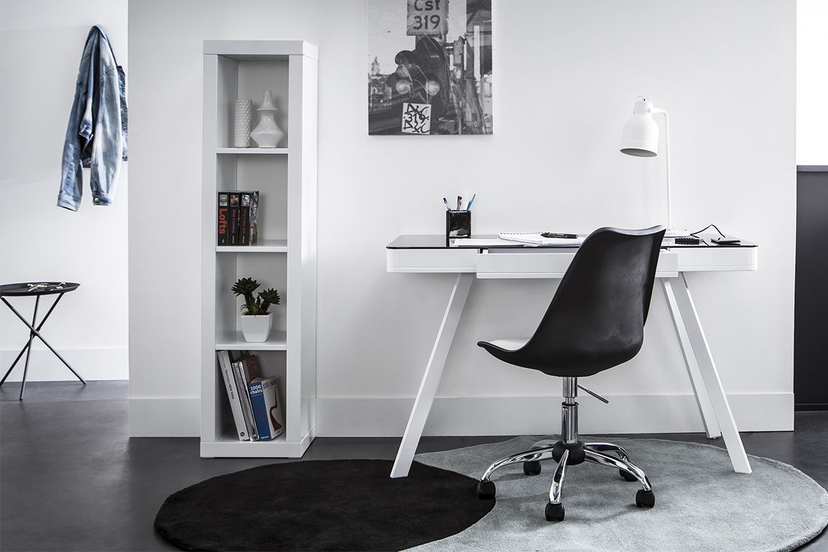 Design-Beistelltisch Metall Schwarz MIKADO