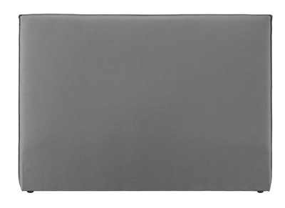 Design-Bettkopfteil 160 aus hellgrauem Stoff ATHENA - Design-Bettkopfteil 160 aus hellgrauem Stoff ATHENA