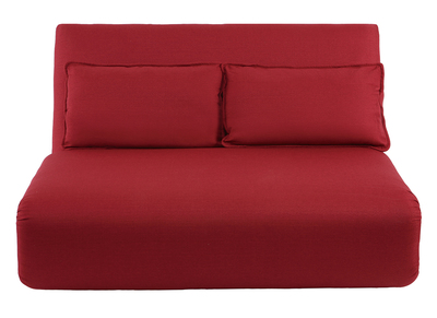 Design-Bettsessel 2 Pl&auml;tze Weinrot SLEEPER