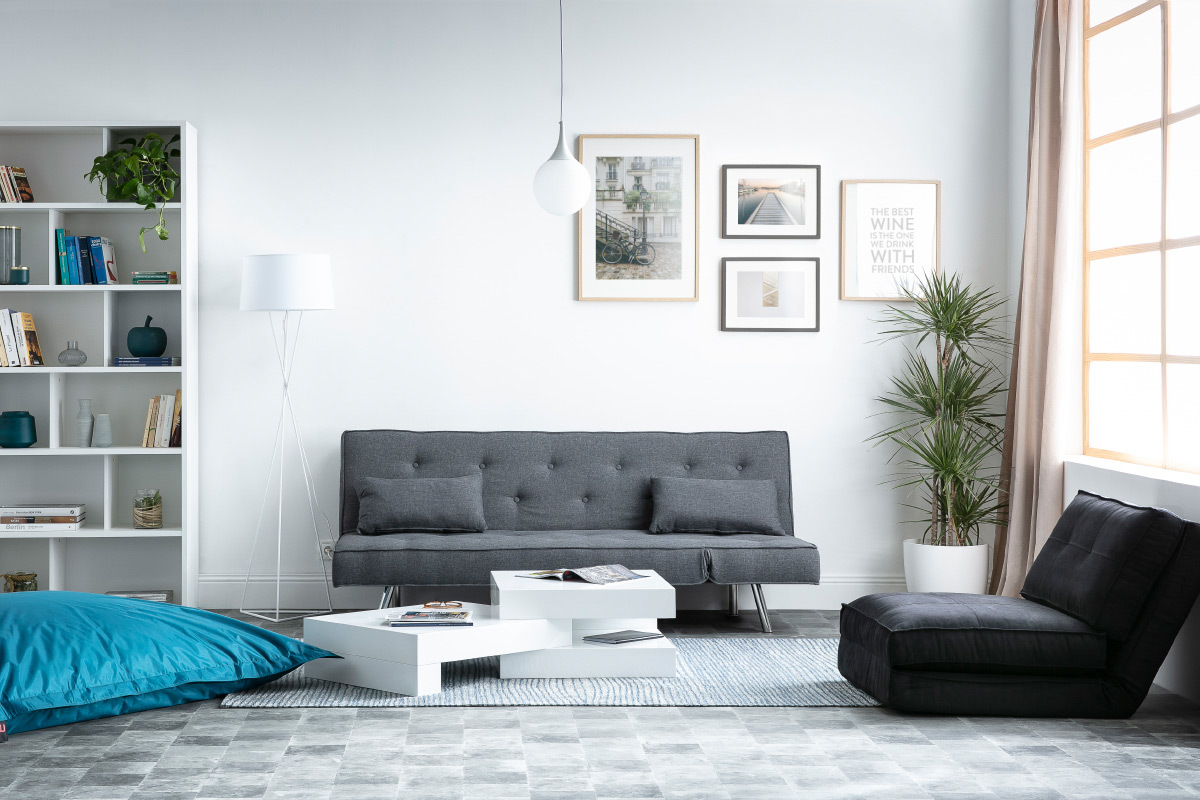 Design-Bettsessel SALLY Schwarz