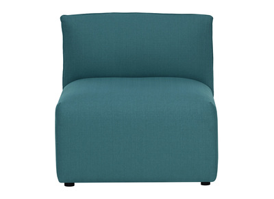 Design-Bettsessel Stoff Blaugr&uuml;n MODULO