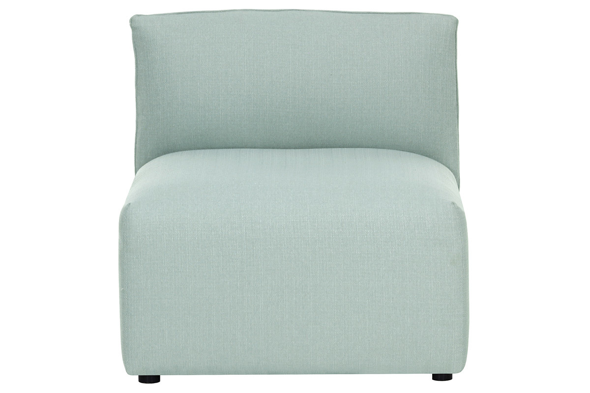 Design-Bettsessel Stoff Gletscherblau MODULO