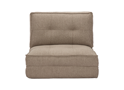 Design-Bettsessel verstellbar Taupe SALLY - Design-Bettsessel verstellbar Taupe SALLY