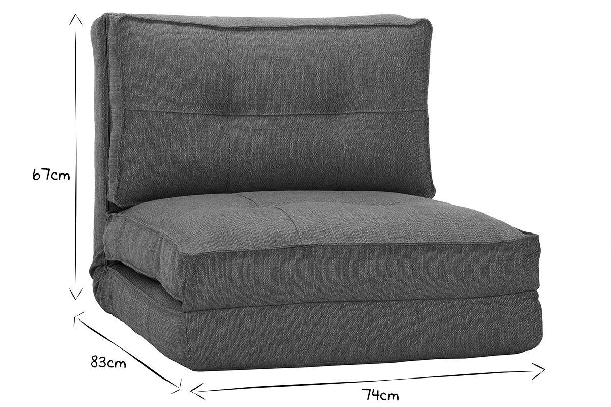 Design-Bettsessel verstellbar Ziegelrot SALLY