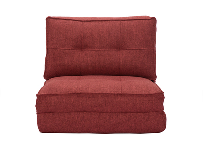 Design-Bettsessel verstellbar Ziegelrot SALLY