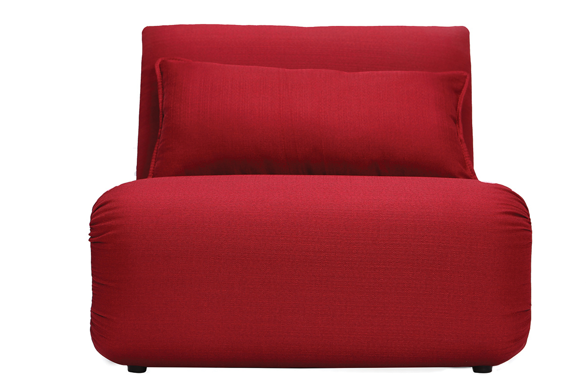 Design-Bettsessel Weinrot SLEEPER