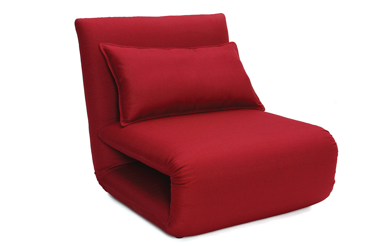 Design-Bettsessel Weinrot SLEEPER