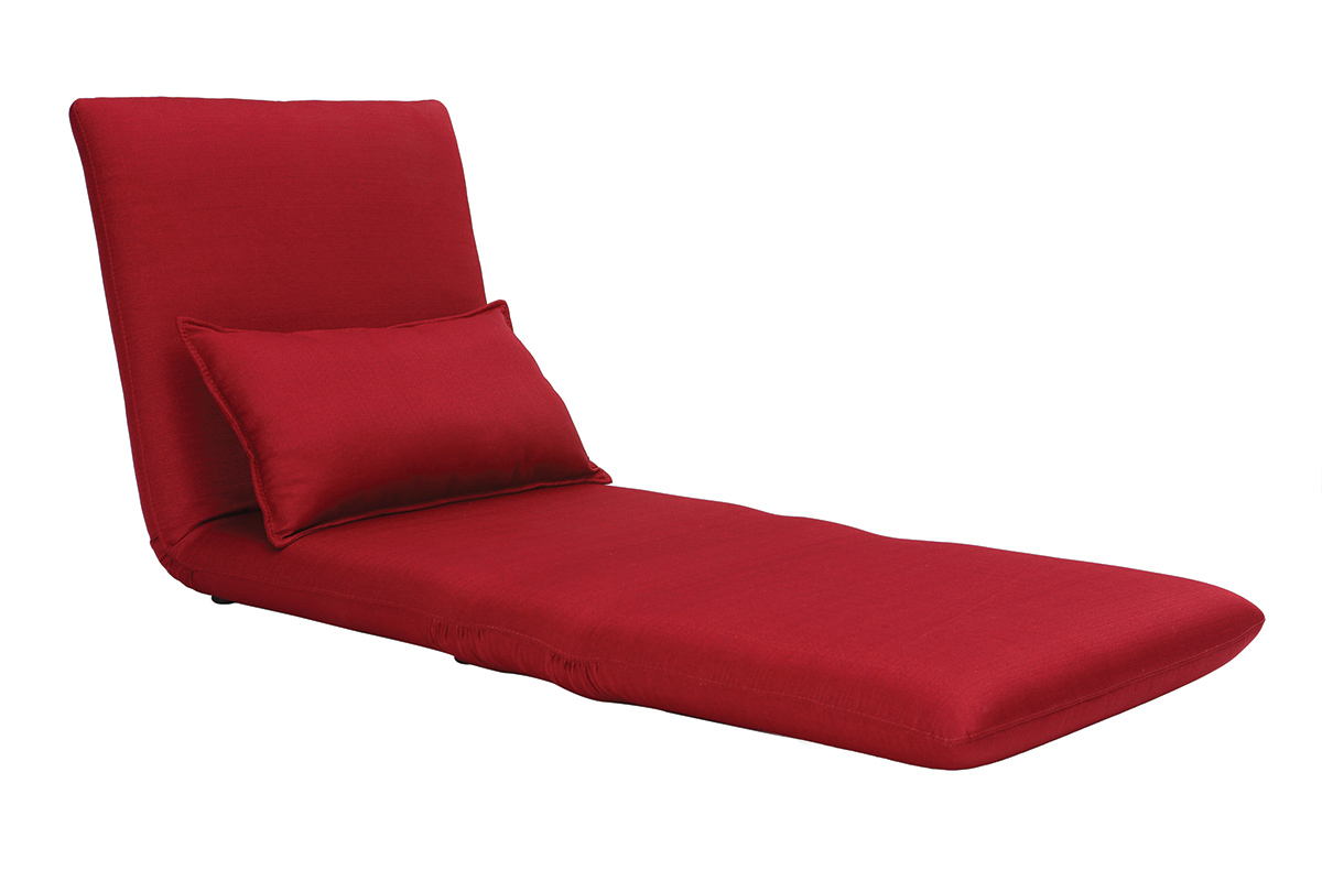 Design-Bettsessel Weinrot SLEEPER