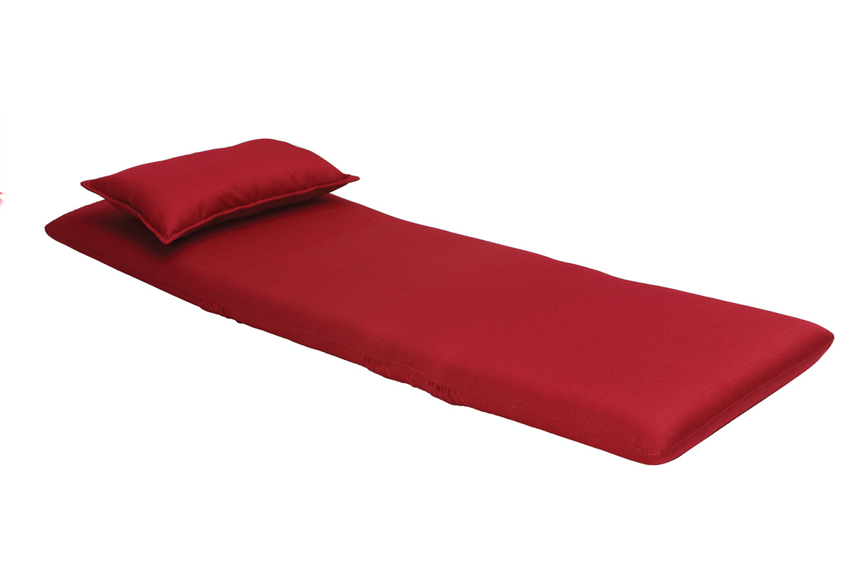Design-Bettsessel Weinrot SLEEPER