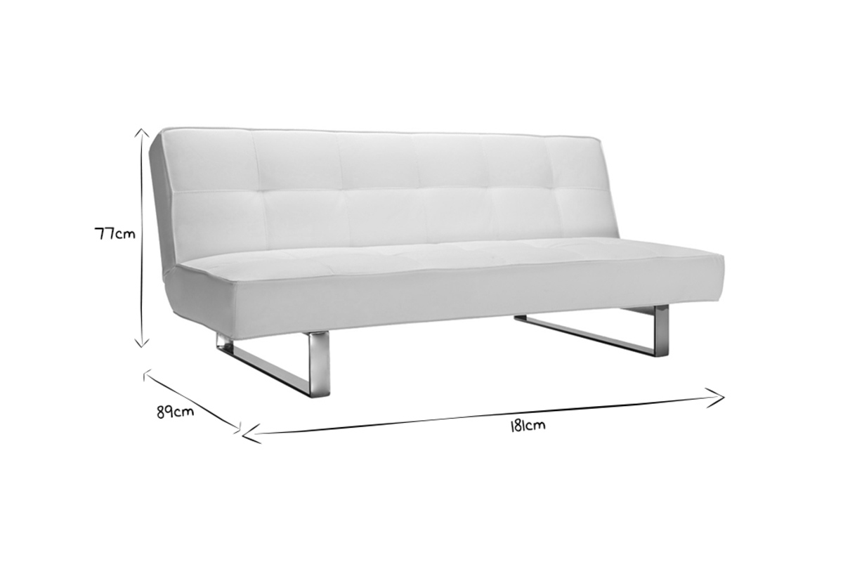 Design-Bettsofa CHARLESTON Schwarz