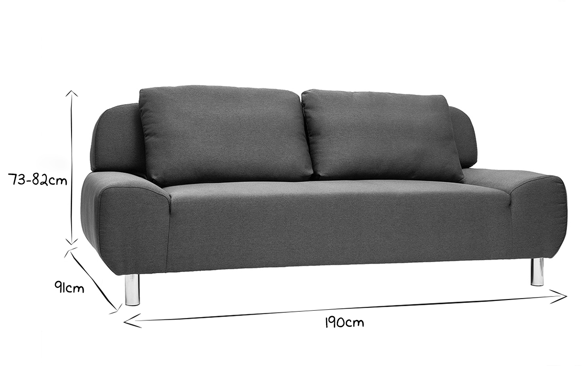 Design-Bettsofa TULSA Hellgrau
