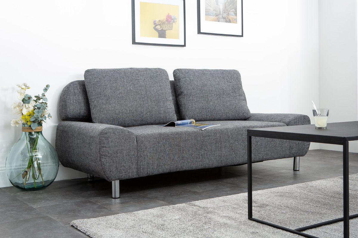 Design-Bettsofa TULSA Holzkohlengrau