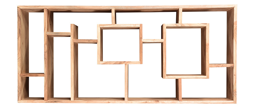 Design-Bücherregal aus Akazienholz 80 cm CHAPMAN