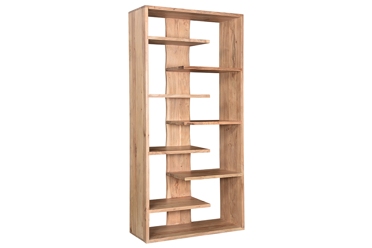 Design-Bcherregal aus Akazienholz 88 cm CHAPMAN