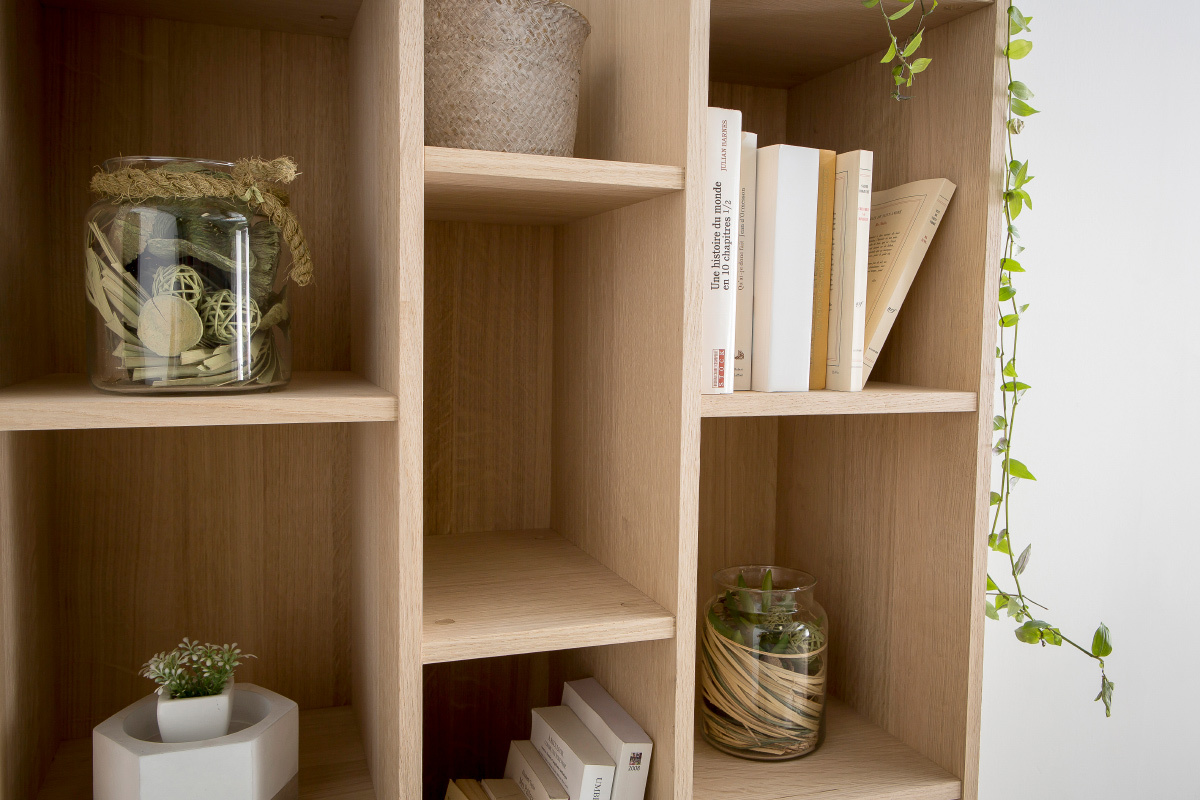 Design-B�cherregal Eichenfurnier CLIMB