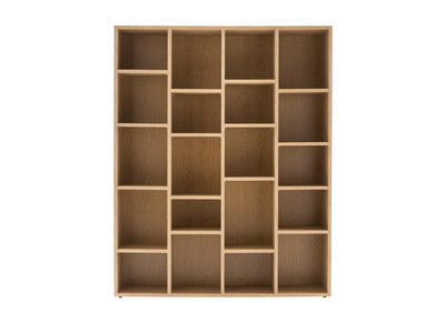 Design-Bücherregal Holz eichefarben RYTHM