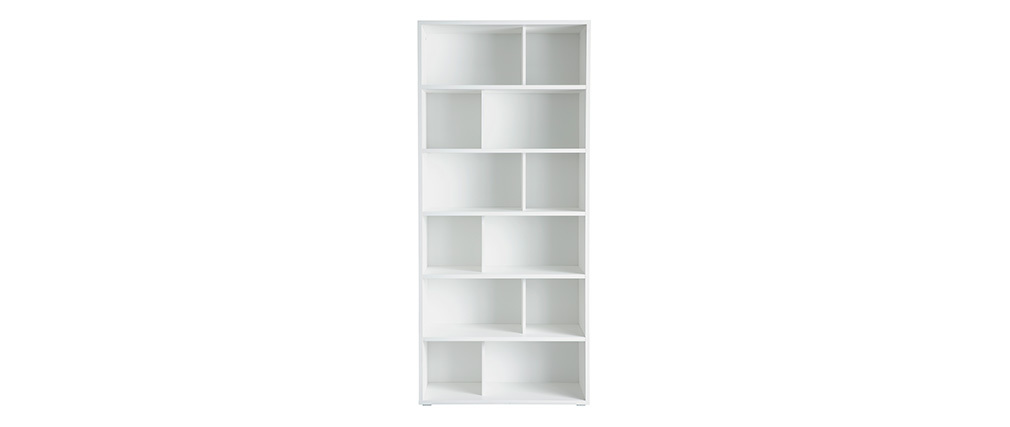 Design-Bücherregal Holz Weiß EPURE
