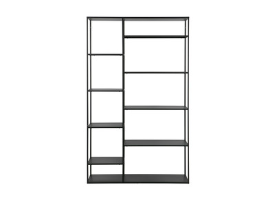 Design-Bücherregal Metall Schwarz ZEPPELIN - Design-Bücherregal Metall Schwarz ZEPPELIN