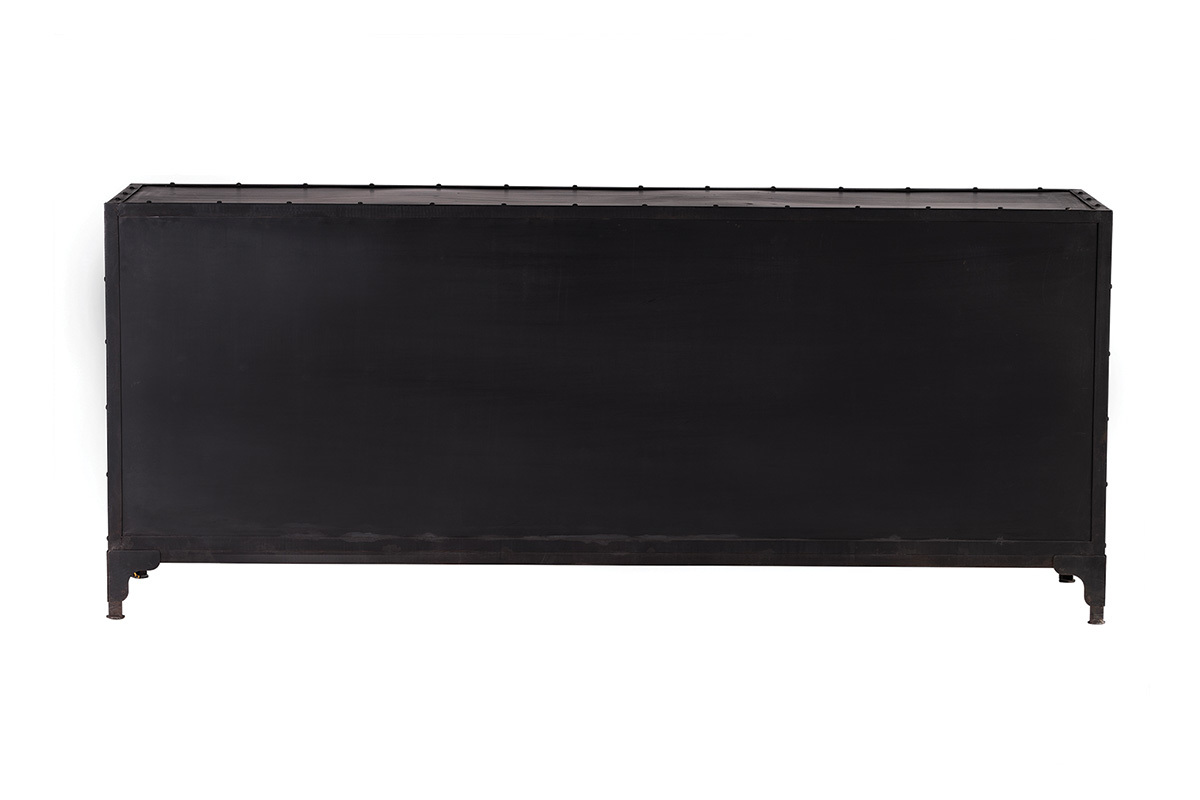 Design-Buffet Metall Schwarz FACTORY