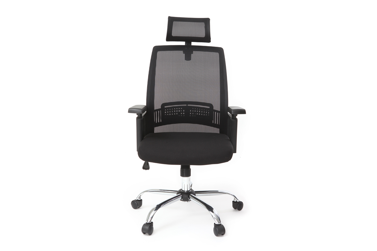 Design-Brosessel ergonomisch Schwarz TITAN