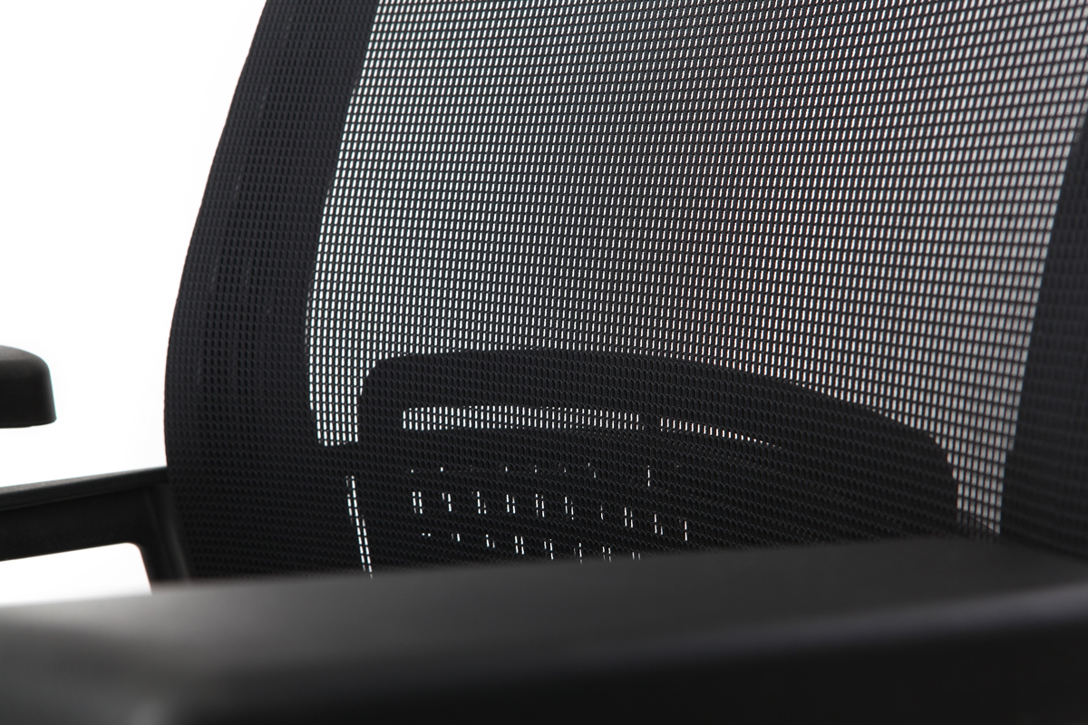 Design-Brosessel ergonomisch Schwarz TITAN