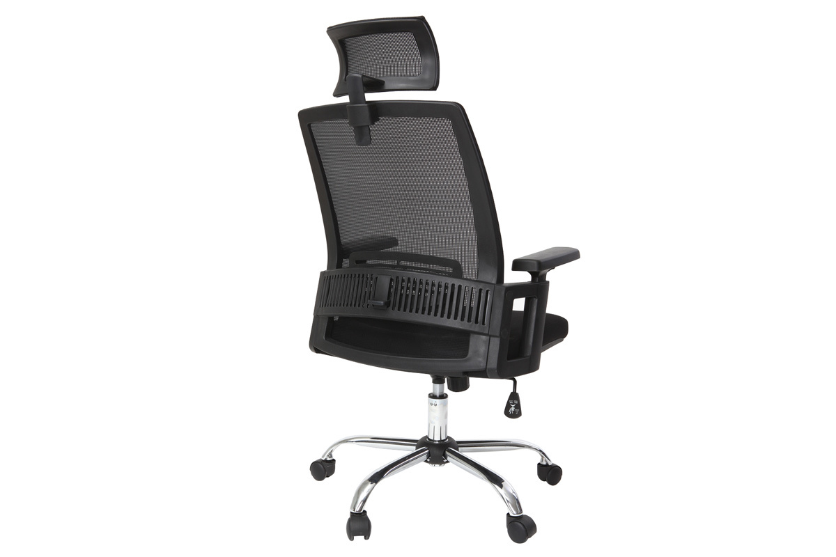 Design-Brosessel ergonomisch Schwarz TITAN