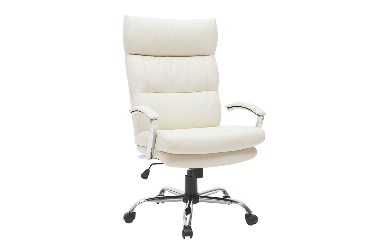 Design-Brosessel Leder Wei TILIO
