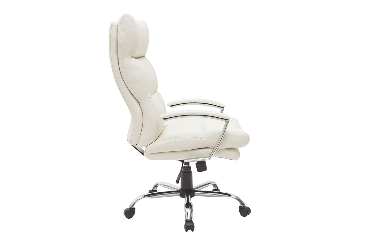 Design-Brosessel Leder Wei TILIO