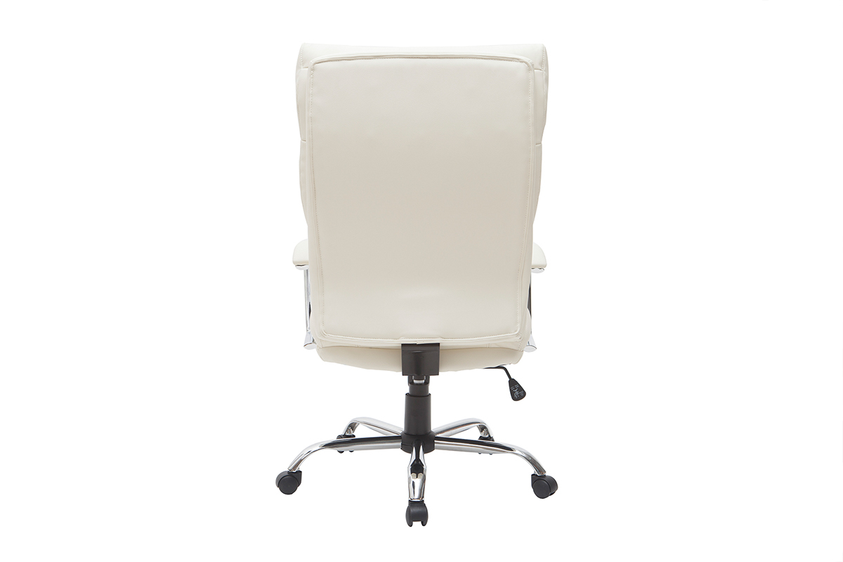 Design-Brosessel Leder Wei TILIO