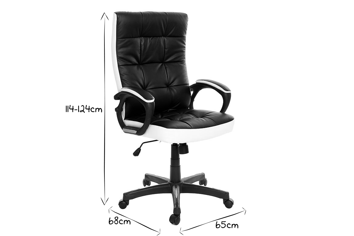 Design-Brosessel LORENZO Schwarz und Wei