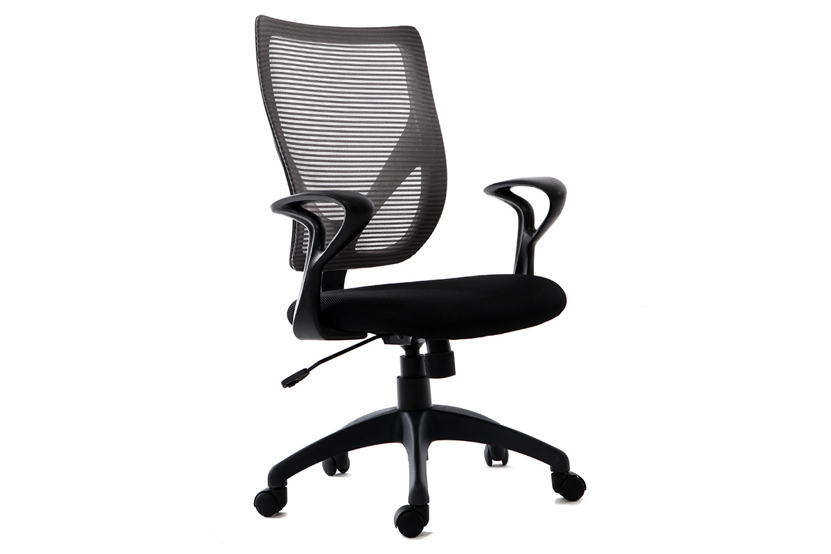 Design-B�rosessel PAOLO Schwarz und Grau