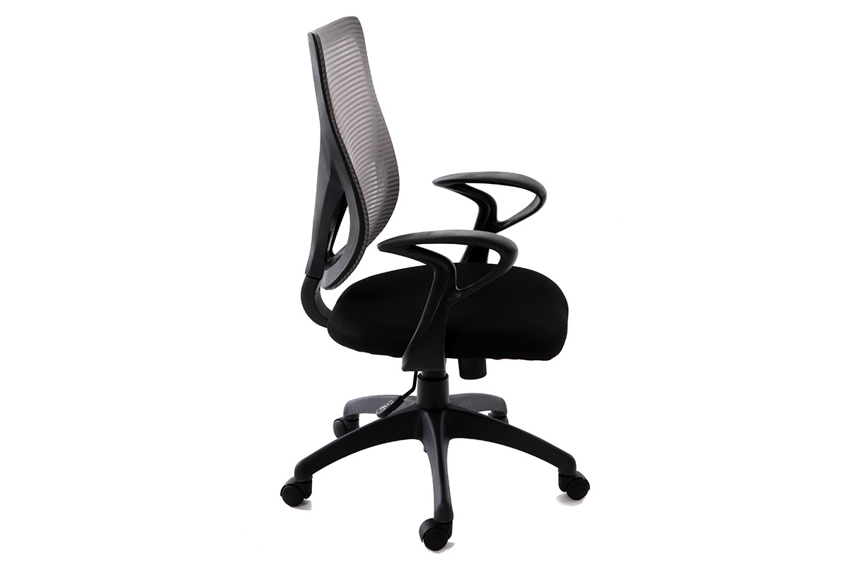 Design-B�rosessel PAOLO Schwarz und Grau