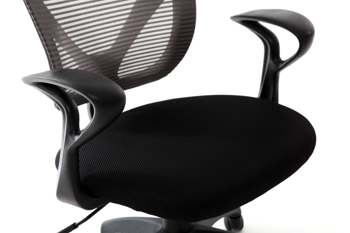 Design-B�rosessel PAOLO Schwarz und Grau