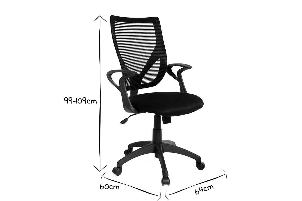 Design-Brosessel PAOLO Schwarz und Wei