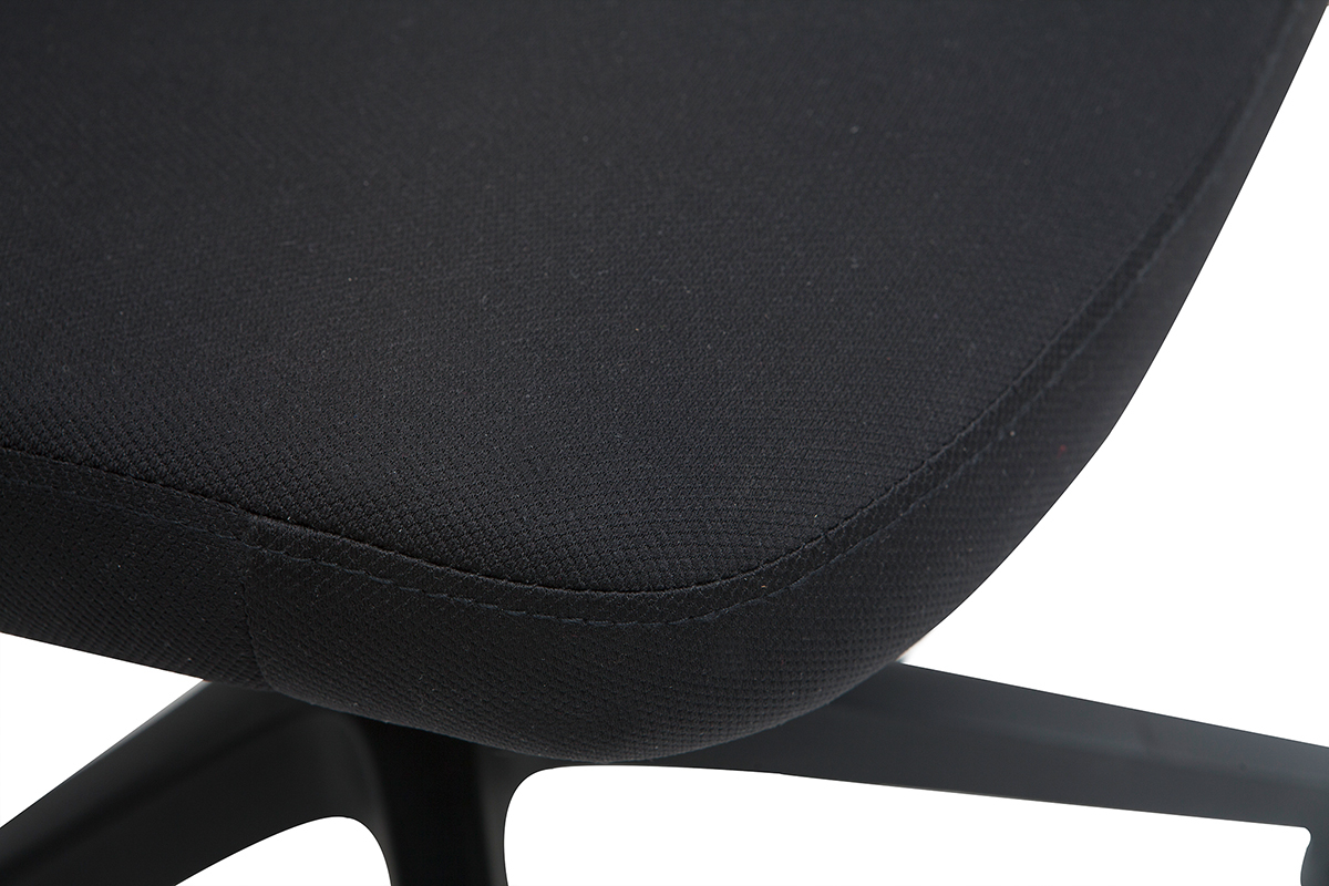 Design-B�rosessel RISTER schwarzer Stoff