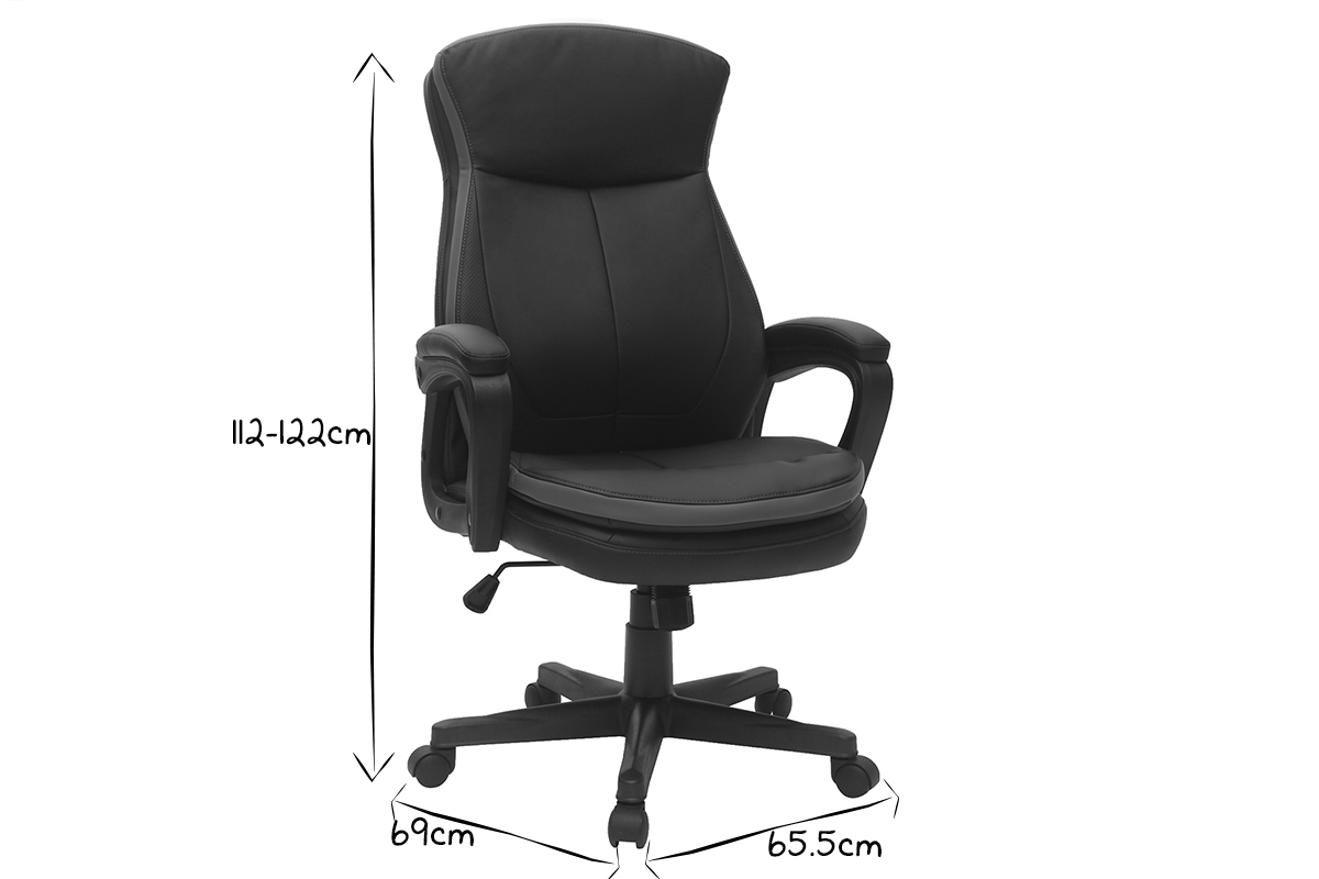 Design-Brosessel schwarz WALL STREET