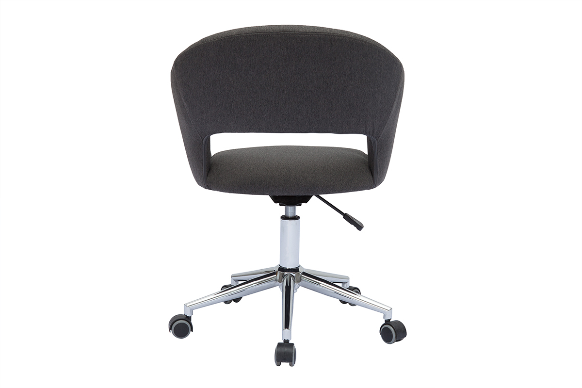 Design-Brosessel Stoff Anthrazitgrau YLA