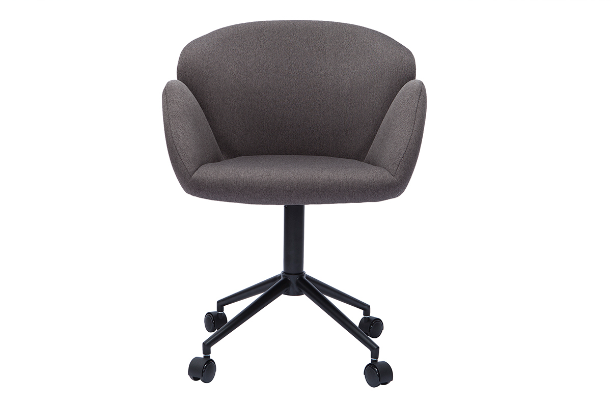 Design-Brosessel Stoff dunkelgrauer RHAPSODY