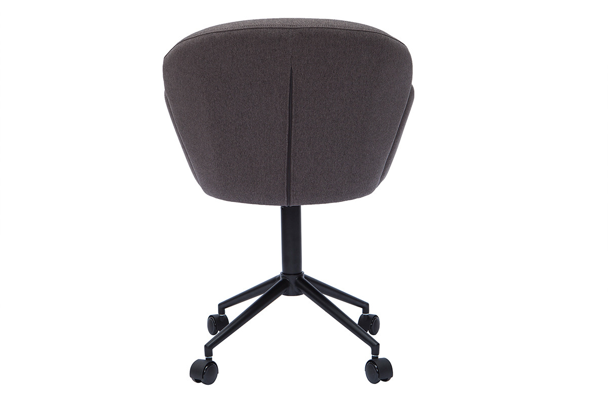 Design-Brosessel Stoff dunkelgrauer RHAPSODY
