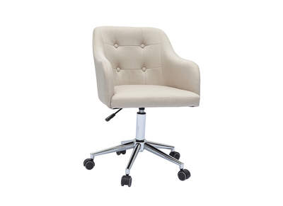 Design B&uuml;rosessel Stoff Natur BALTIK